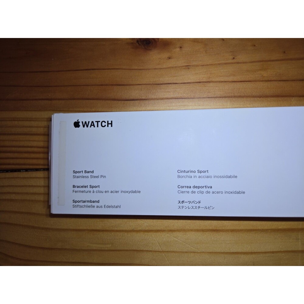 Apple Watch 40mm Pink Citrus Sport Band Genuine OEM Fluoroelastomer Open Box - Picture 3 of 8